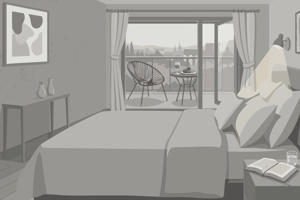 Chambre Double ou Lits Jumeaux avec Accès Spa